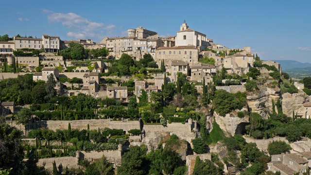 Gordes、vaulcuse鲁博隆;法国普罗旺斯视频素材