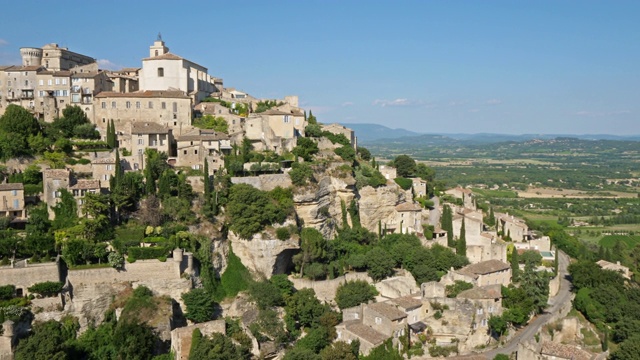 Gordes、vaulcuse鲁博隆;法国普罗旺斯视频素材