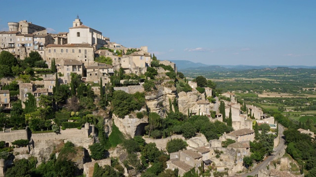 Gordes、vaulcuse鲁博隆;法国普罗旺斯视频素材