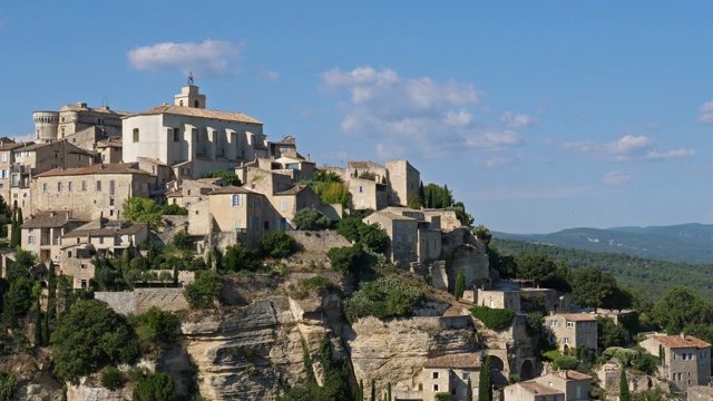 Gordes、vaulcuse鲁博隆;法国普罗旺斯视频素材