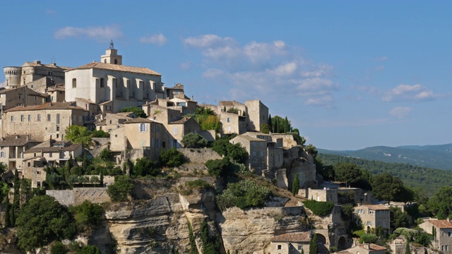 Gordes、vaulcuse鲁博隆;法国普罗旺斯视频素材