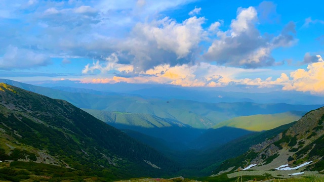 夕阳山工业区视频素材