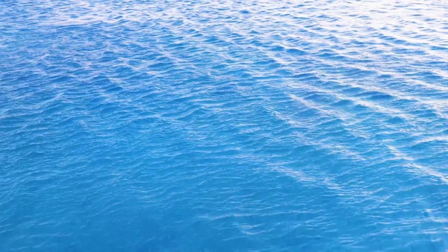 近景波浪游泳池在一个有风的日子视频素材