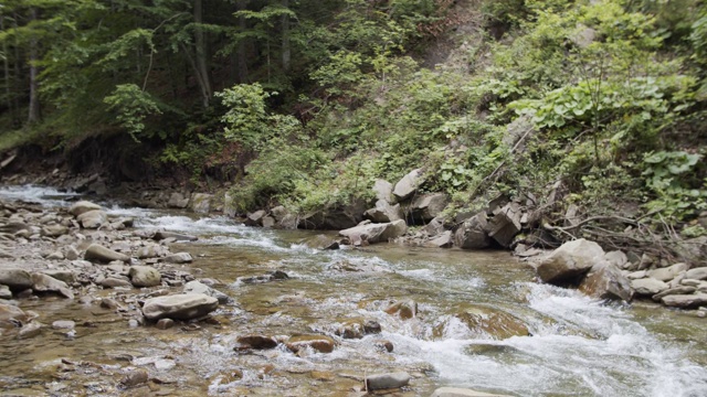 山林河流视频素材