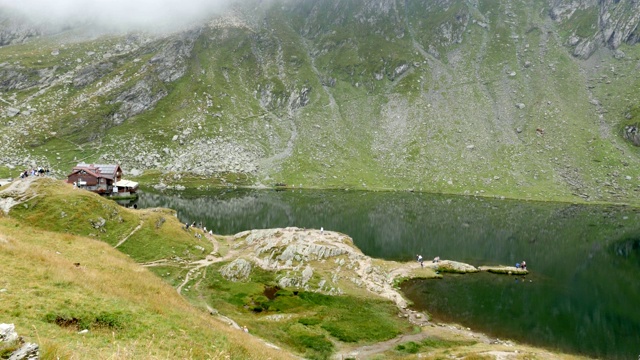 贝尔湖顶transagarasan路4K视频视频素材