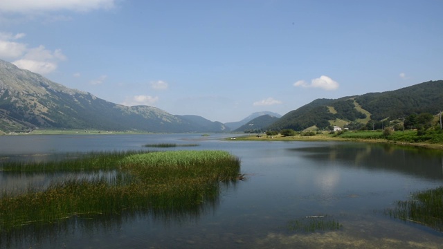 位于坎帕尼亚地区的马泰塞湖。视频素材