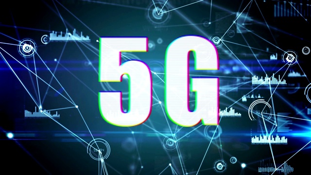 5G文本对抗网络连接和数据处理视频素材