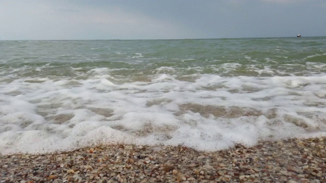 海边的海浪。视频素材