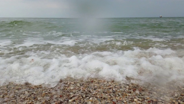 海边的海浪。视频素材