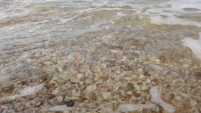 海边的海浪。视频素材