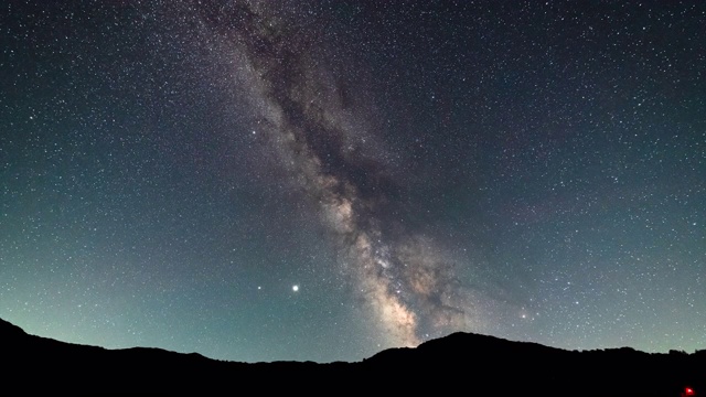 夜空/韩国江原道的Inje-gun视频素材