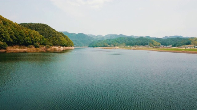 湖景/安东寺，庆尚北道，韩国视频素材