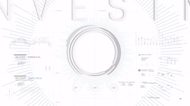 公司战略和商业计划通用信息图，数字，图表，图表视频素材