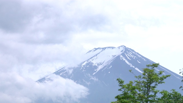 白天在富士山视频素材