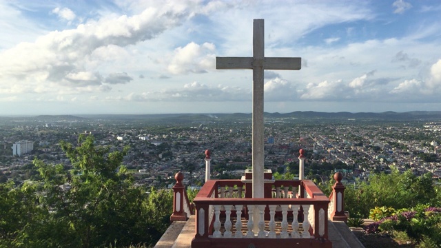 Loma de la Cruz, Holguin，古巴视频素材