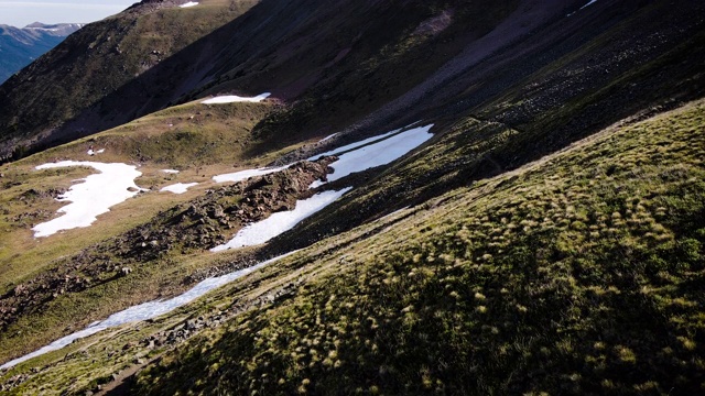 高海拔苔原上的道山惠勒峰视频素材