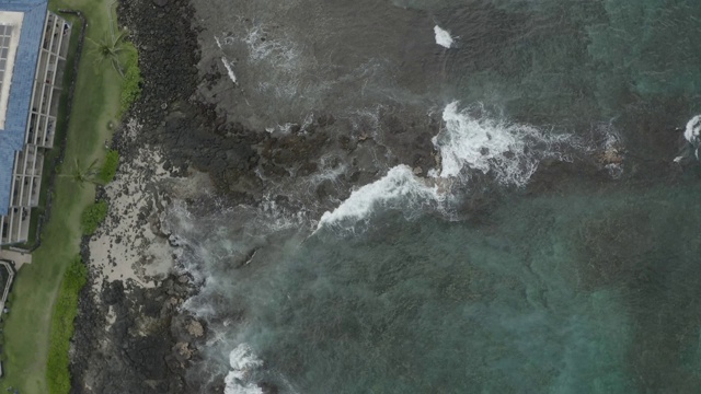 无人机夏威夷岛海岸拍摄科纳夏威夷4k视频素材