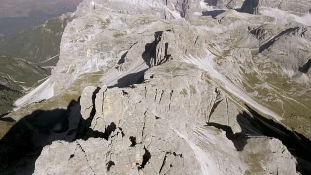 石山鸟瞰图视频素材