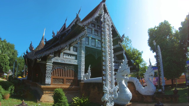 泰国清迈的Wat Lok Moli temple。视频素材