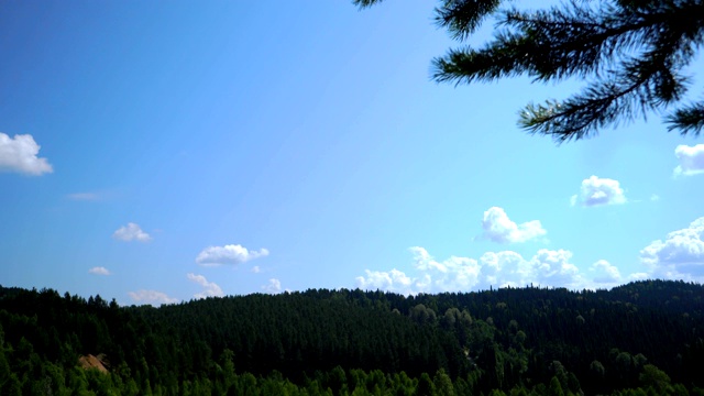 山顶的全景视频素材