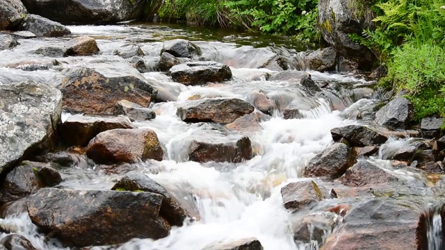 阿拉斯加高山溪流视频下载