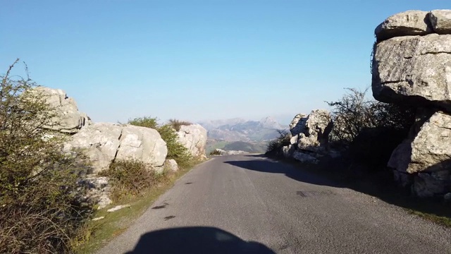 El Torcal de Antequera, Andalusia, Spain，在Antequera, Malaga省。视频素材