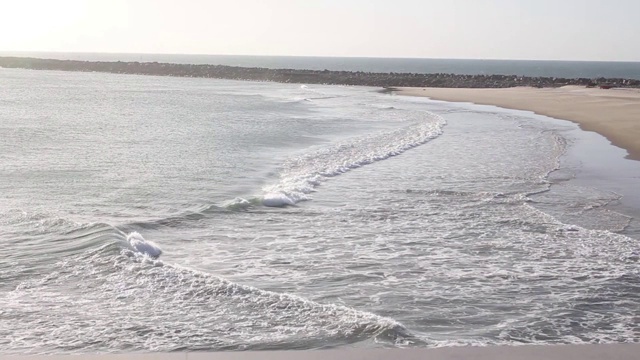 福塔莱萨市海运码头的海滩视频素材