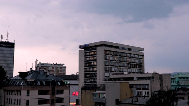 暴风雨要来了视频素材