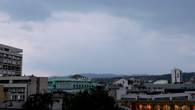 暴风雨要来了视频素材