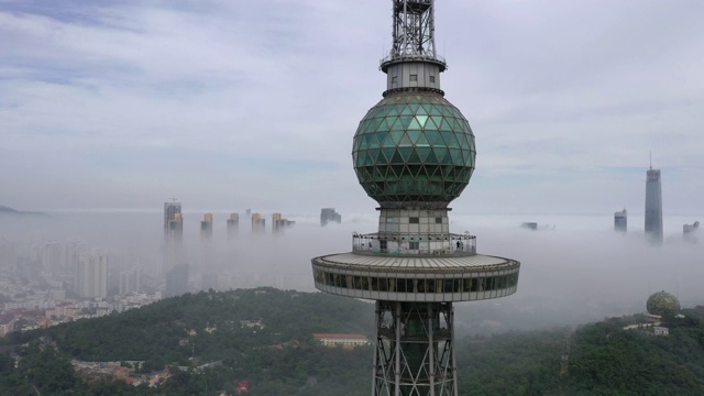 青岛电视塔视频素材