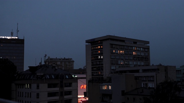 暴风雨要来了视频素材