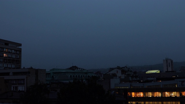 暴风雨要来了视频素材