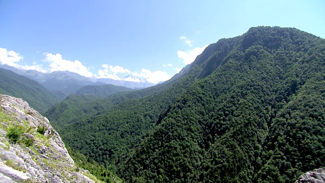 高加索山脉视频素材