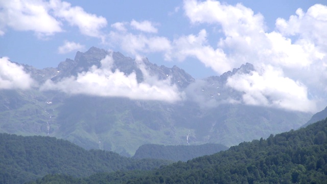 高加索山脉视频素材