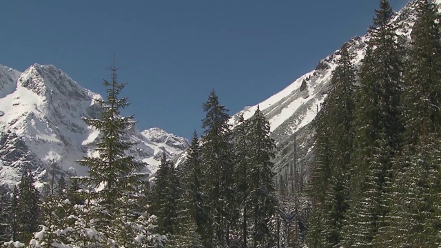 塔特拉山视频素材