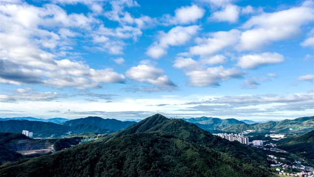 云移动山/京畿道，韩国视频素材