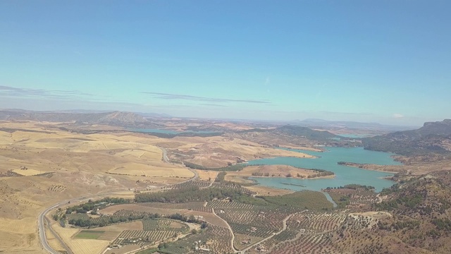 自然公园“Desfiladero de los Gaitanes”的电影全景。视频素材