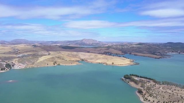 自然公园“Desfiladero de los Gaitanes”的电影全景。视频素材