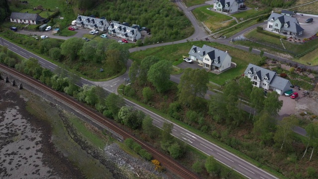 道路及住宅区视频素材