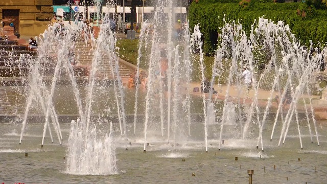 在曼海姆的水塔周围视频素材