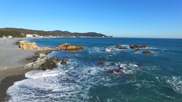 海浪/蔚山，韩国视频素材