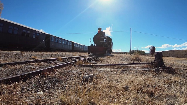 2019年10月15日，阿根廷Chubut: La Trochita, Old Patagonian Express视频素材