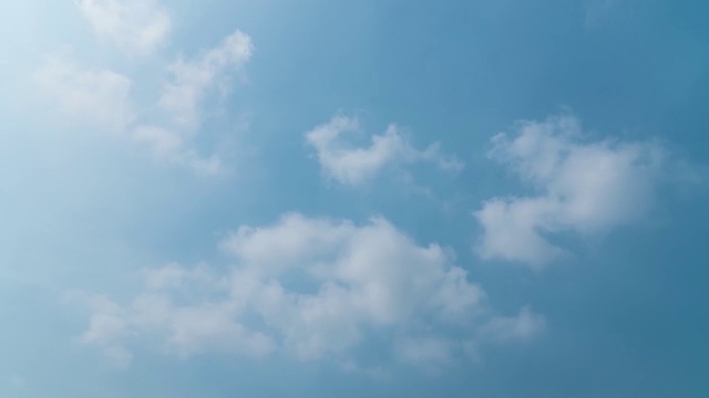 视频美丽的普遍Cloudscape背景，时间流逝。视频素材