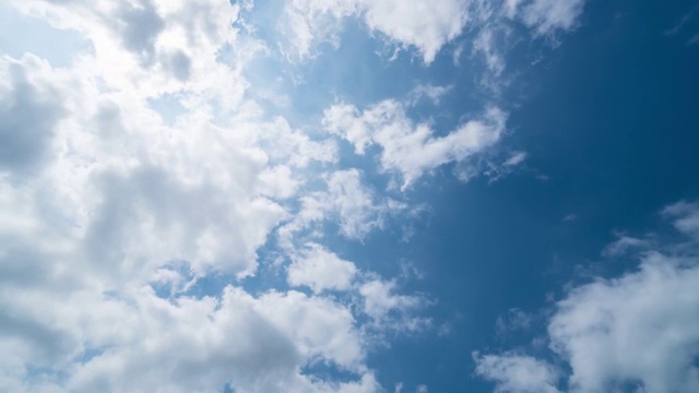 视频美丽的普遍Cloudscape背景，时间流逝。视频素材