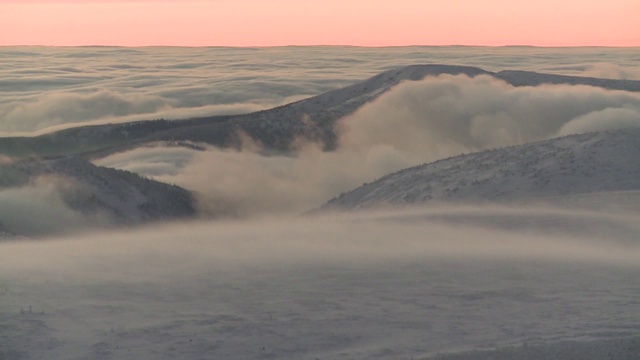 云中Karkonosze山视频素材