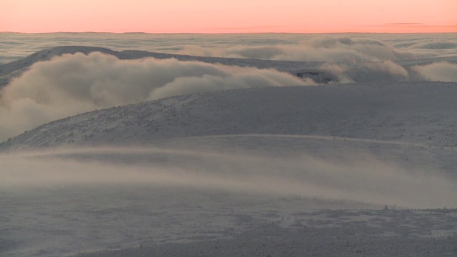 云中Karkonosze山视频素材