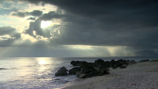 加勒比海海滩视频素材