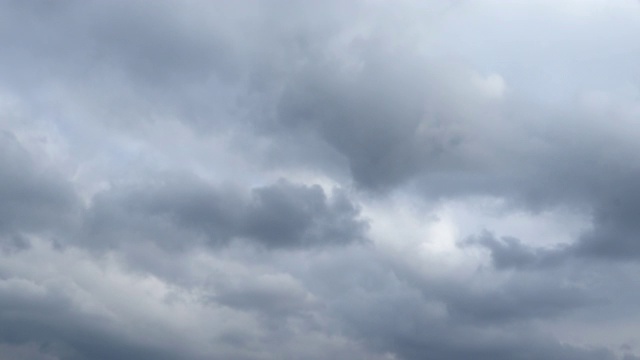 夏日天空中浮云的时间流逝视频素材