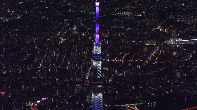 东京天空树，日本视频素材