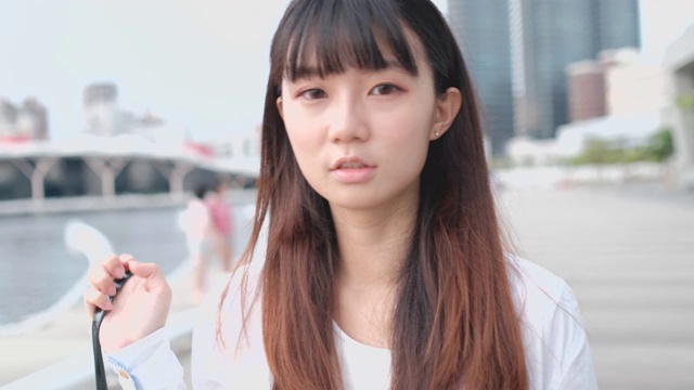 漂亮的亚洲女孩视频素材